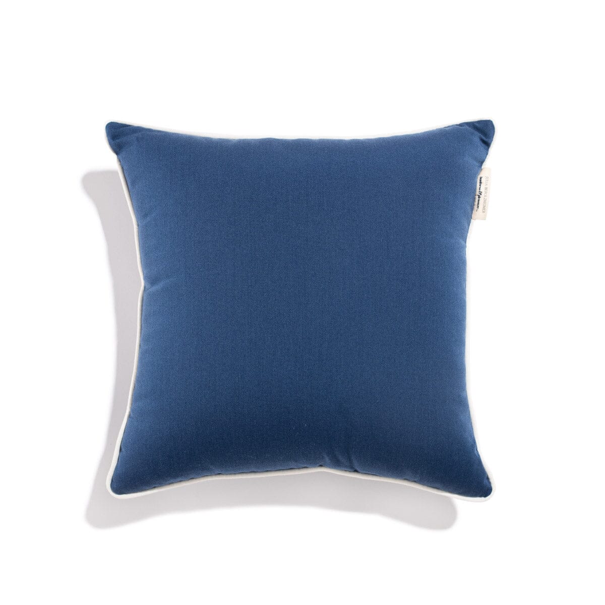 The Small Square Throw Pillow x Julia Berolzheimer in Rivie Slate Small Square Throw Pillow B&P Co. x Julia Berolzheimer
