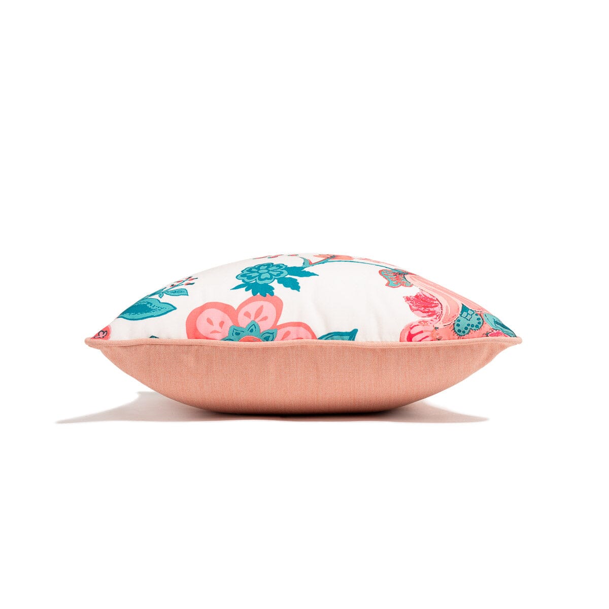 The Small Square Throw Pillow - Paisley Bay Palm Pink Small Square Throw Pillow Business & Pleasure Co Aus