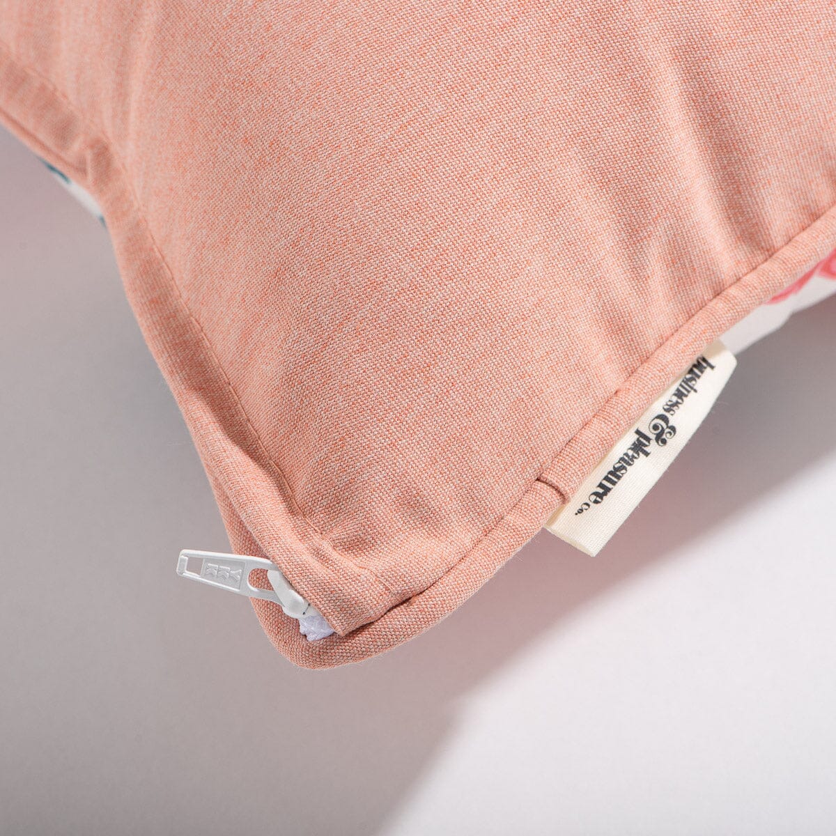 The Small Square Throw Pillow - Paisley Bay Palm Pink Small Square Throw Pillow Business & Pleasure Co Aus