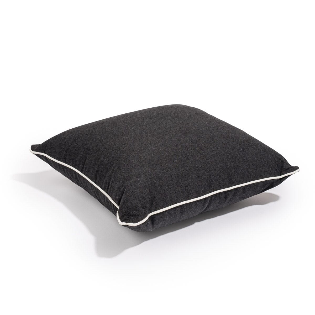 The Small Square Throw Pillow - Rivie Black Small Square Throw Business & Pleasure Co Aus