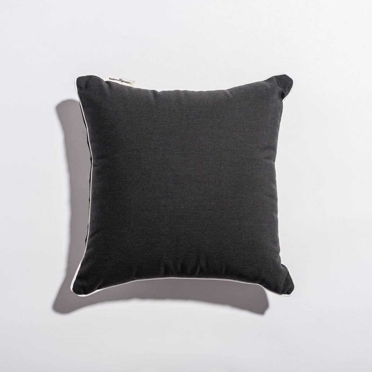 The Small Square Throw Pillow - Rivie Black Small Square Throw Business & Pleasure Co Aus