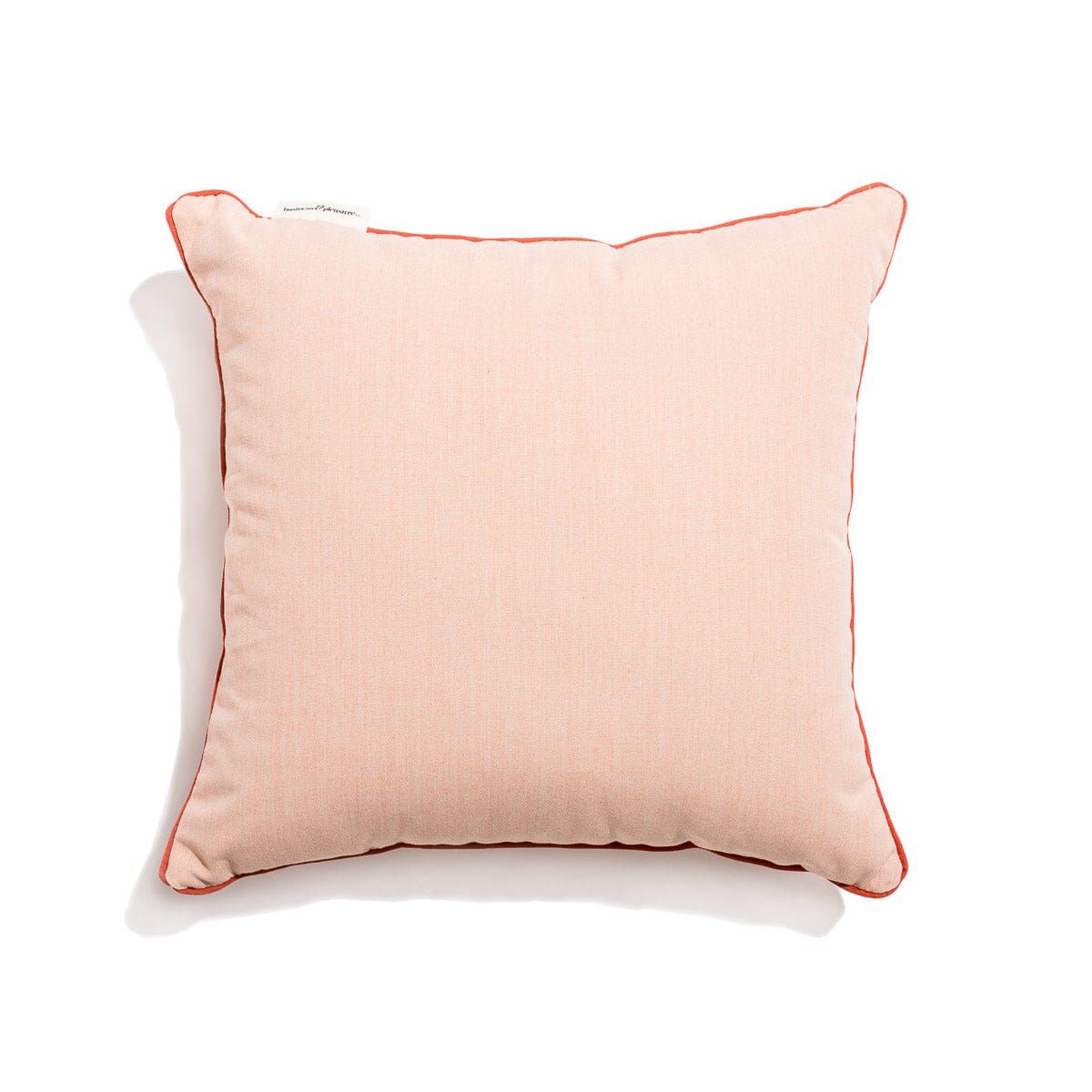 The Small Square Throw Pillow - Rivie Pink Small Square Throw Pillow Business & Pleasure Co Aus