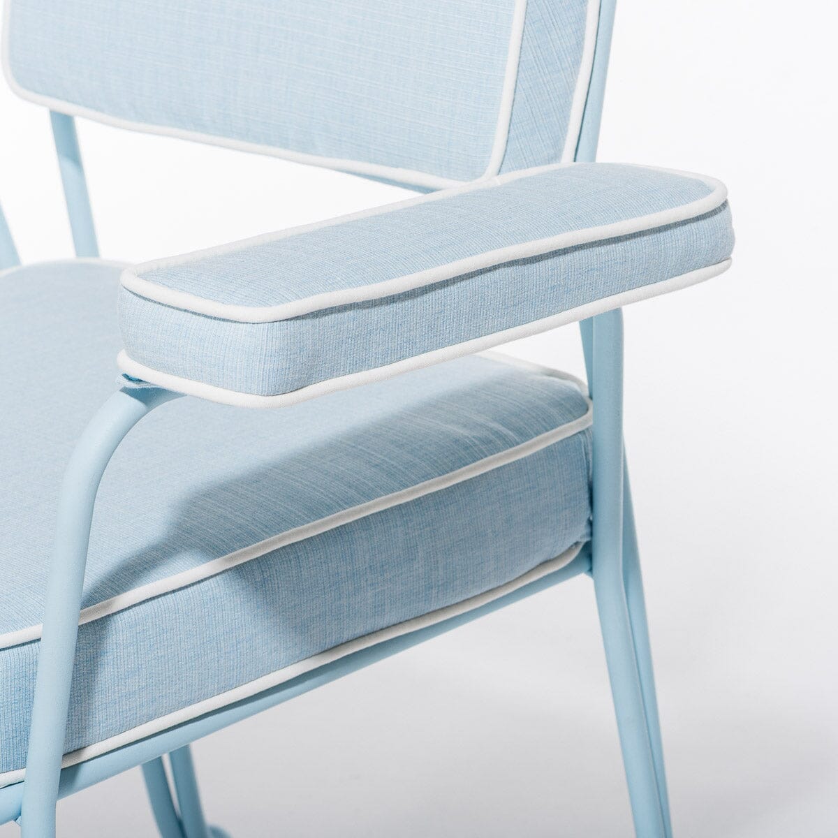 The Waterhouse Dining Chair in Powder Blue | Powder Blue Frame Waterhouse Dining Chair Kit Business & Pleasure Co.