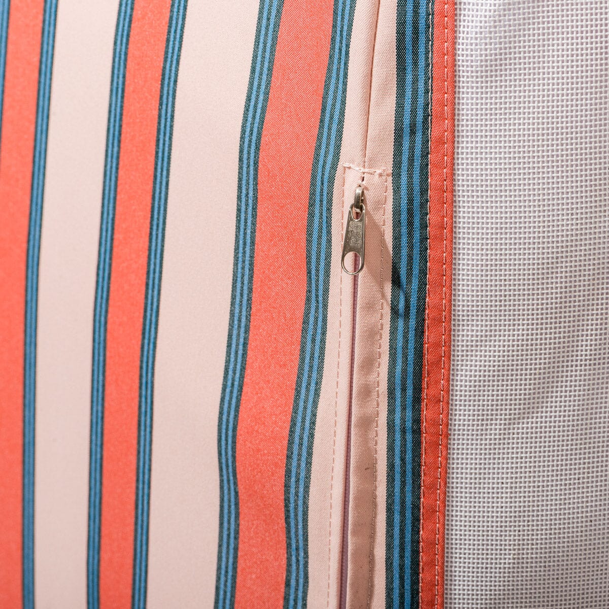 The XL Pool Lounger - Bistro Dusty Pink Stripe Pool Lounger Business & Pleasure Co Aus