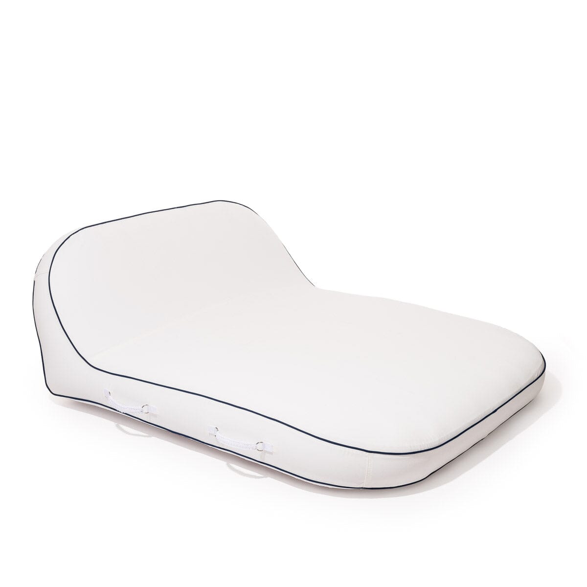 The XL Pool Lounger - Rivie White Pool Lounger Business & Pleasure Co Aus