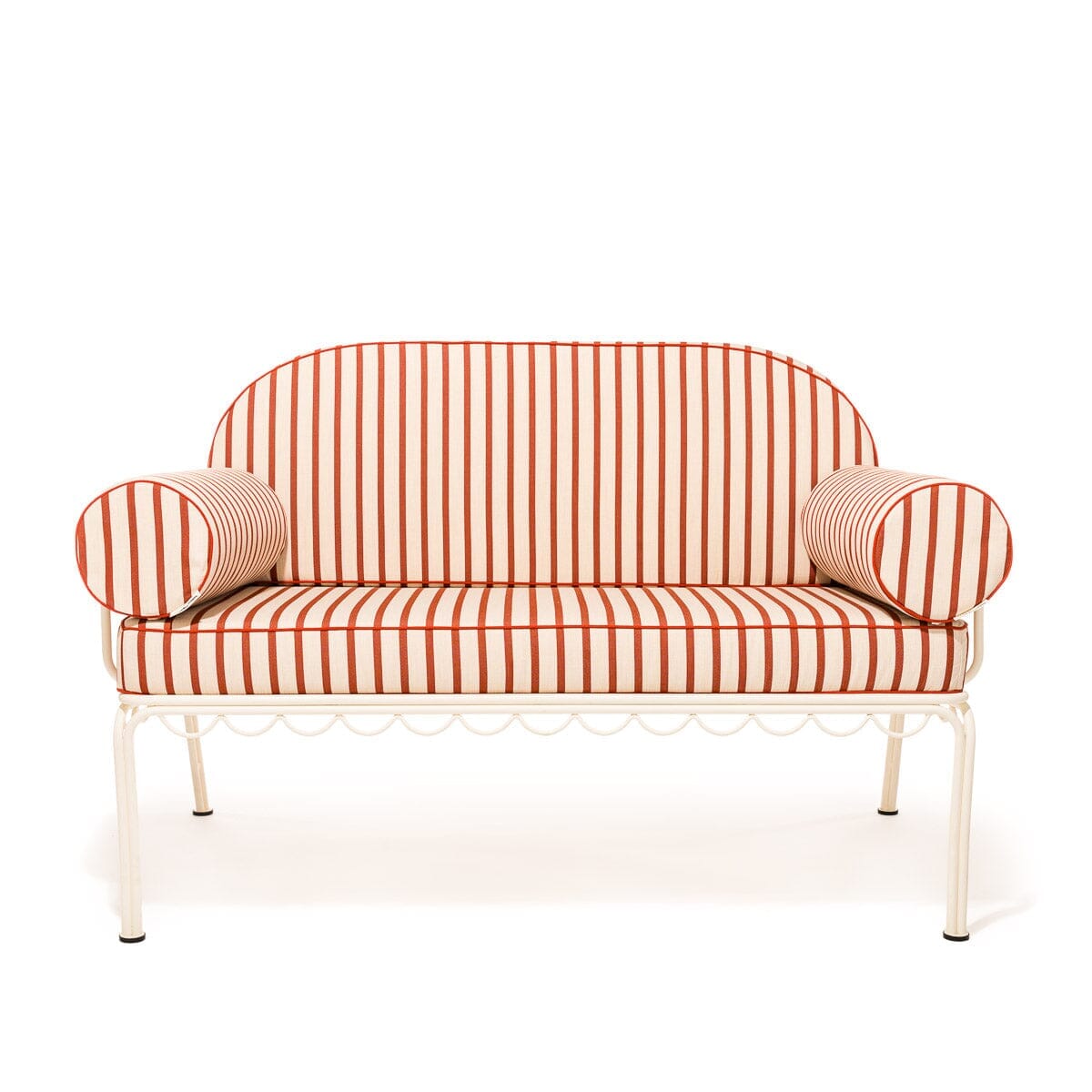 The Al Fresco Love Seat Slip Cover Set - Monaco Le Sirenuse Stripe Al Fresco Love Seat Slip Cover Set Business & Pleasure Co.