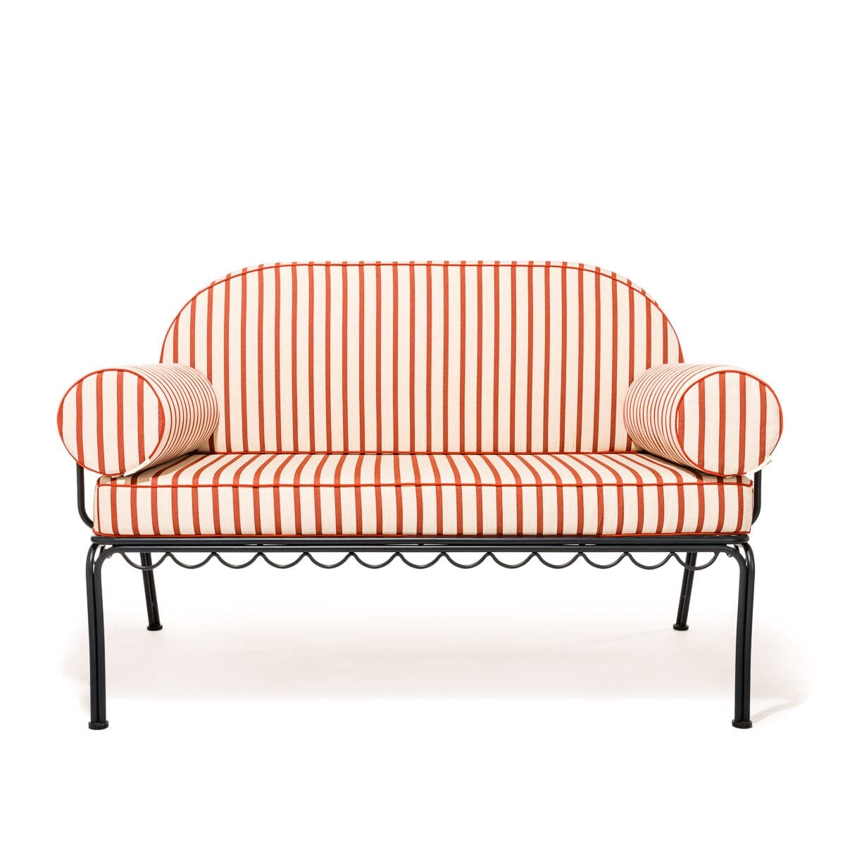 The Al Fresco Love Seat Slip Cover Set - Monaco Le Sirenuse Stripe Al Fresco Love Seat Slip Cover Set Business & Pleasure Co.