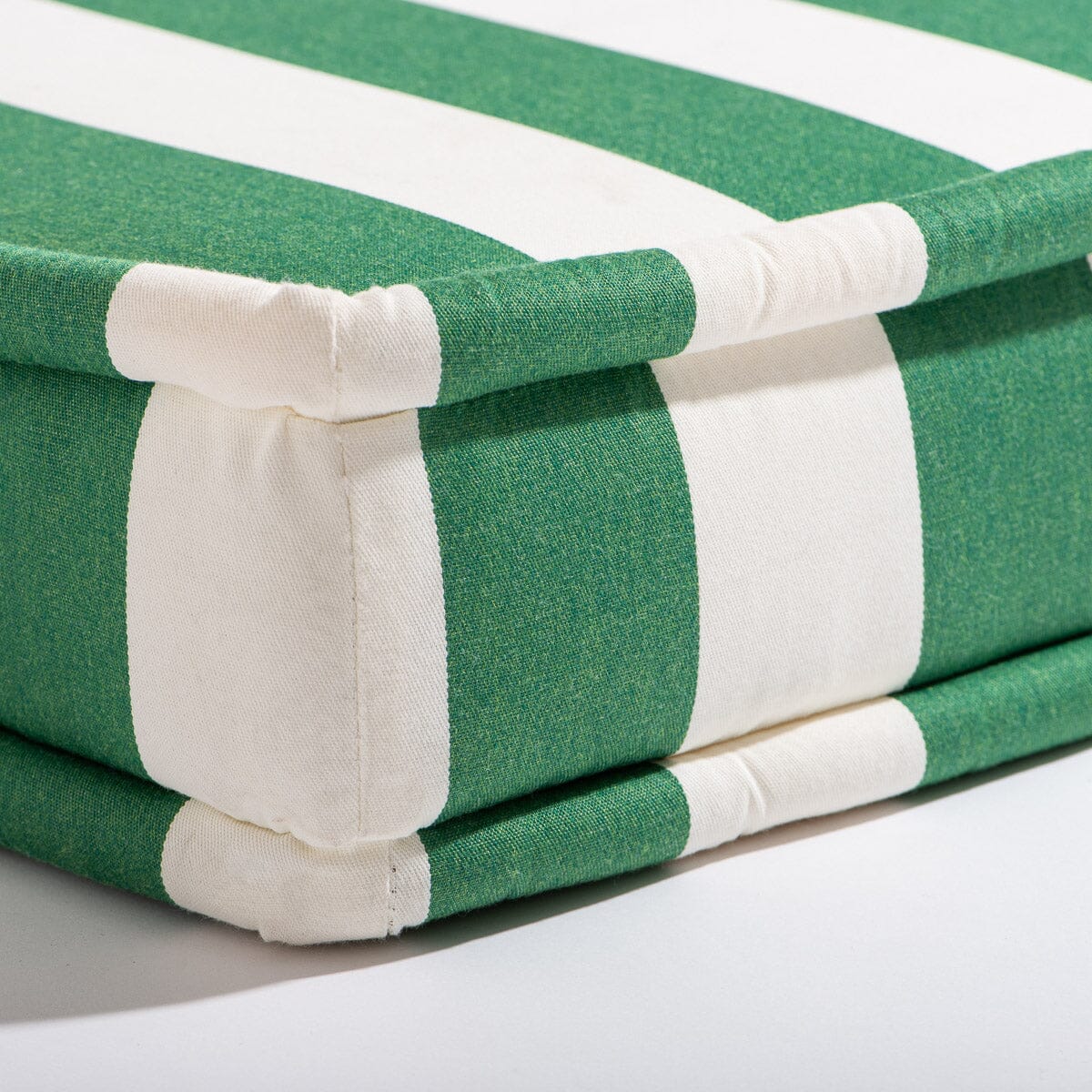 The Sun Lounger Slip Cover - Crew Canyon Green Stripe Sun Lounger Slip Cover Business & Pleasure Co.