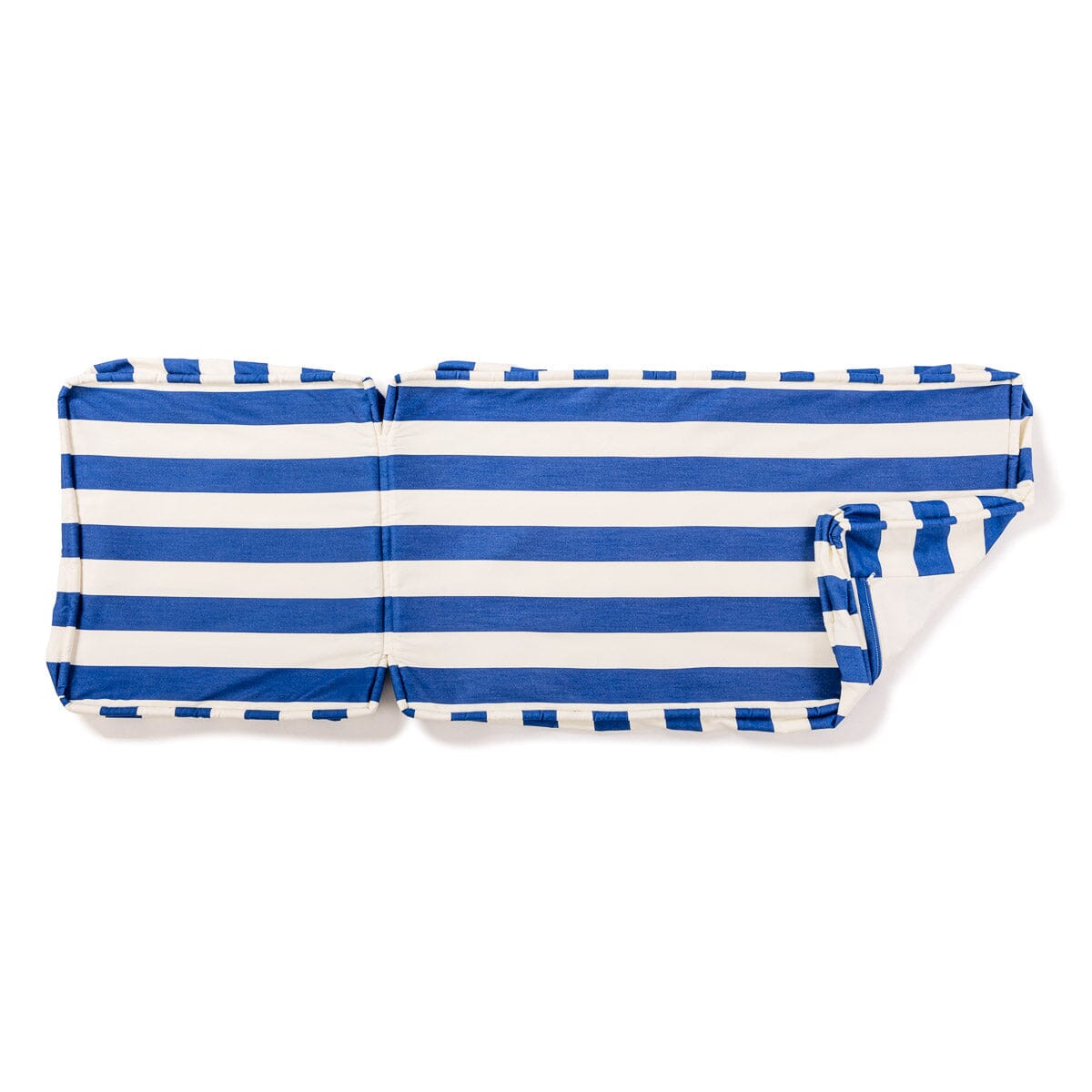 Product image of The Sun Lounger Slip Cover - Crew Mediterranean Blue Stripe Sun Lounger Slip Cover Business & Pleasure Co.