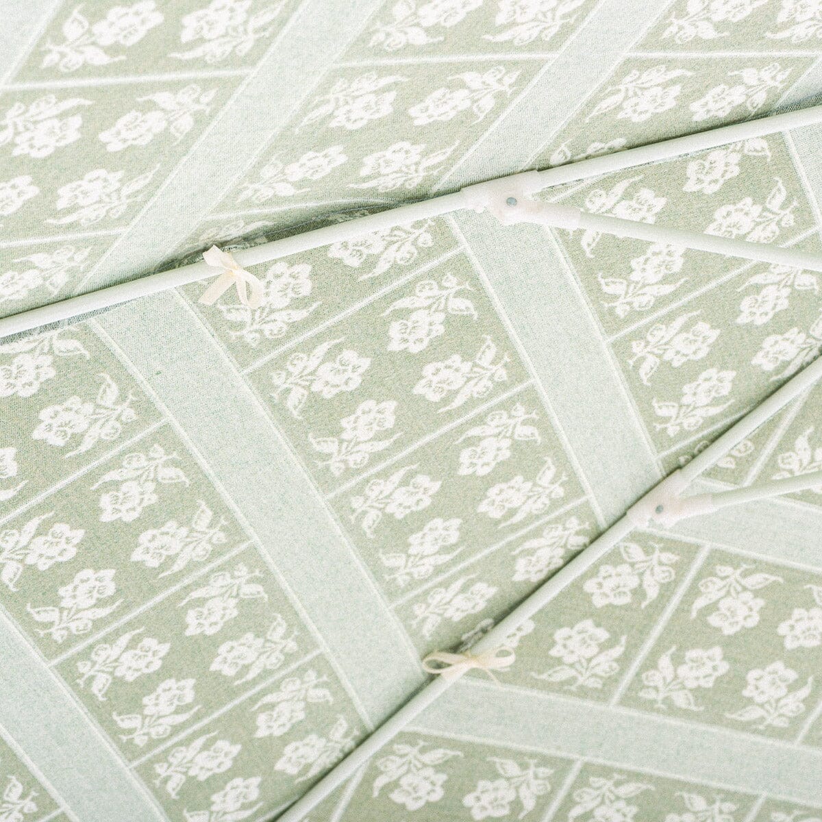 The Amalfi Umbrella x Julia Berolzheimer in Jacquard Green Amalfi Umbrella B&P Co. x Julia Berolzheimer