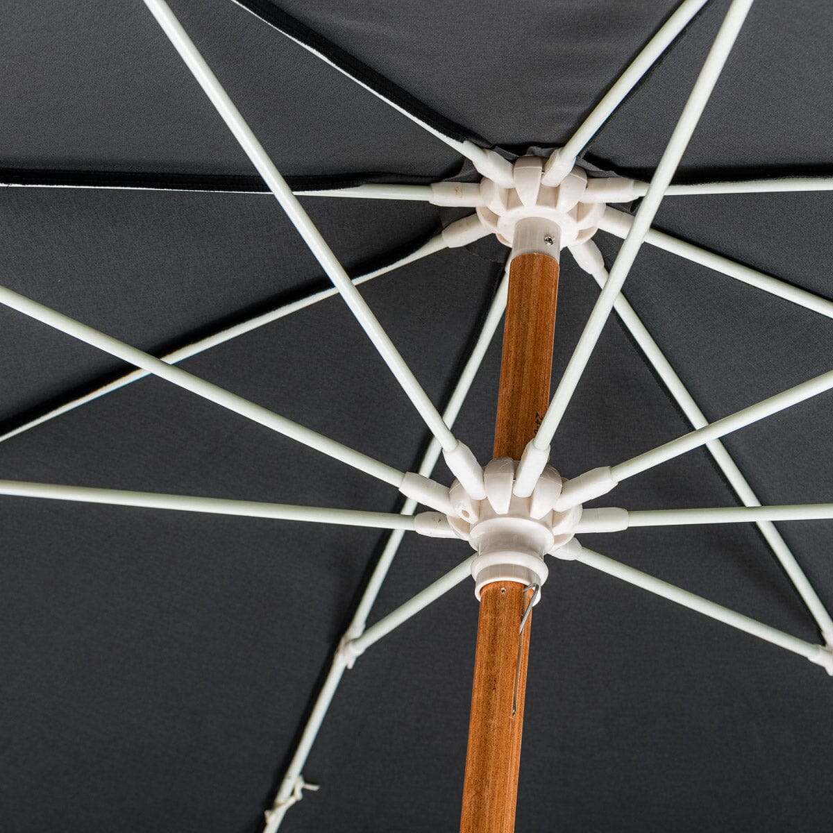 The Amalfi Umbrella - Rivie Black Amalfi Umbrella Business & Pleasure Co Aus