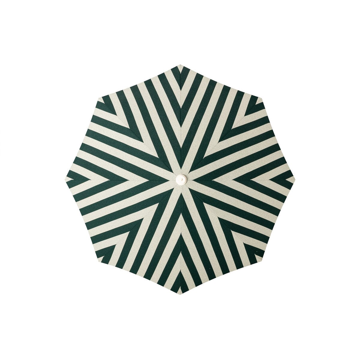 The Amalfi Umbrella - Terry Green Stipe Amalfi Umbrella Business & Pleasure Co Aus