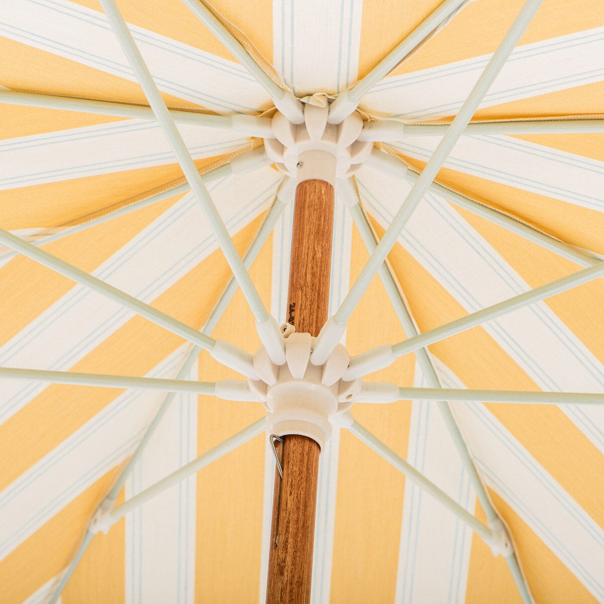 The Amalfi Umbrella - Tuuli Stripe Yellow Amalfi Umbrella Business & Pleasure Co.