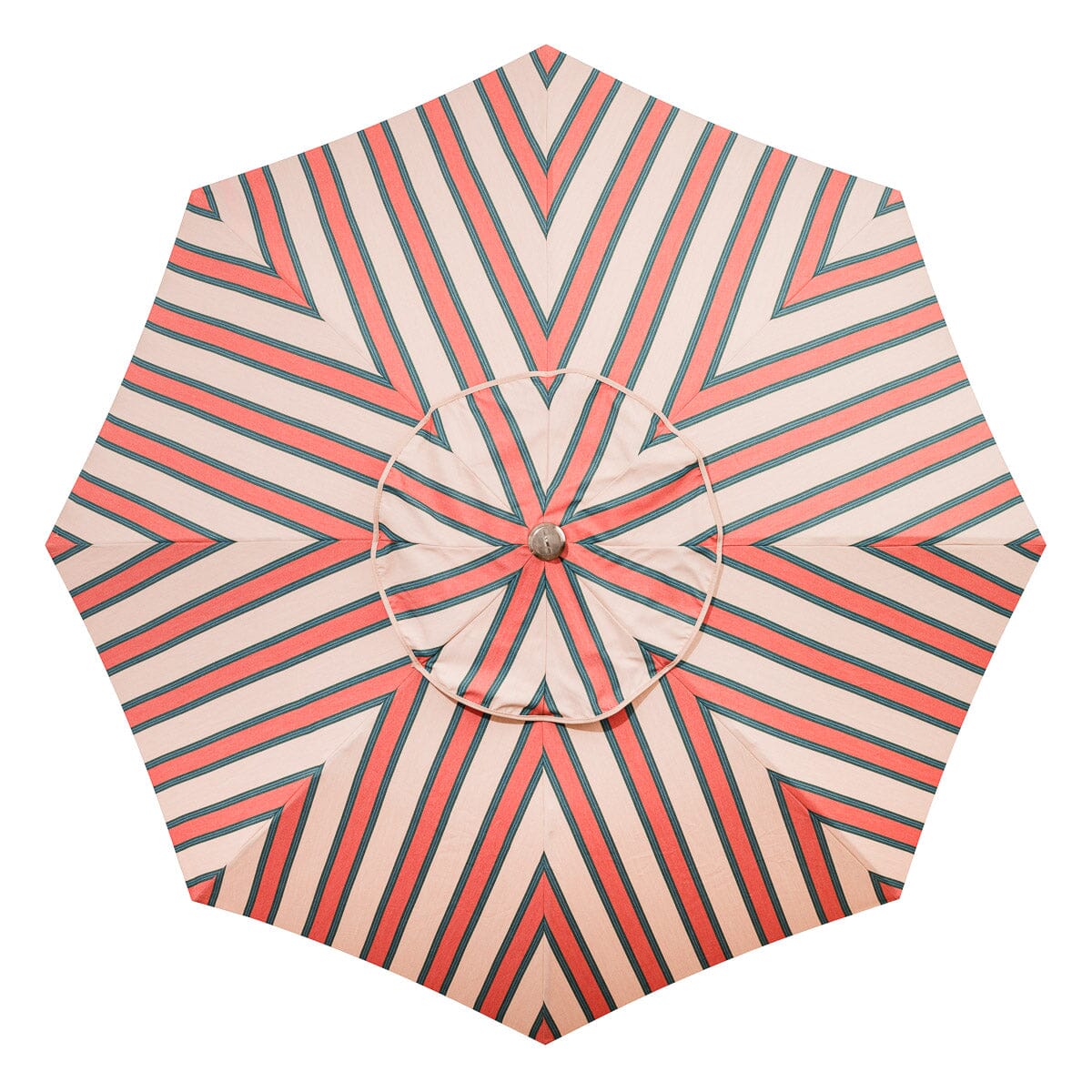 The Club Umbrella - Bistro Dusty Pink Stripe Club Umbrella Business & Pleasure Co.