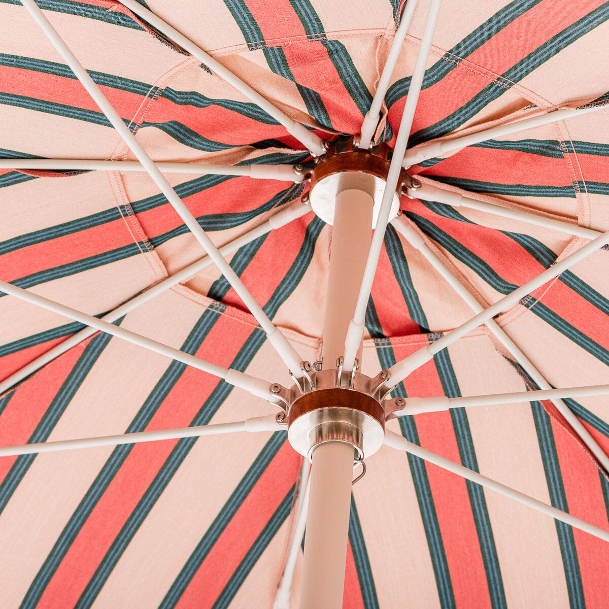 The Club Umbrella - Bistro Dusty Pink Stripe Club Umbrella Business & Pleasure Co.