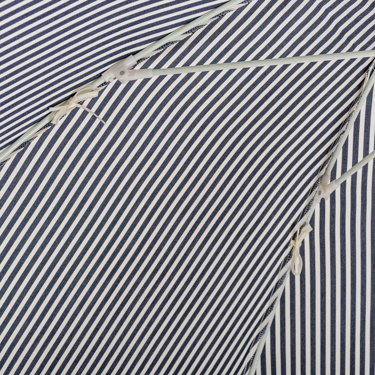 The Club Umbrella - Lauren's Navy Stripe Beach Club Umbrella Business & Pleasure Co Aus