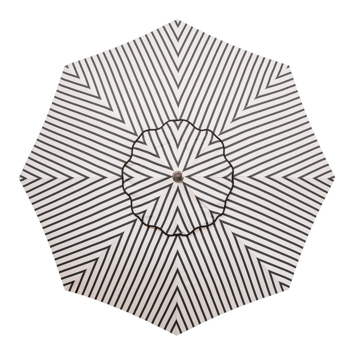 The Club Umbrella - Monaco Black Stripe Club Umbrella Business & Pleasure Co Aus