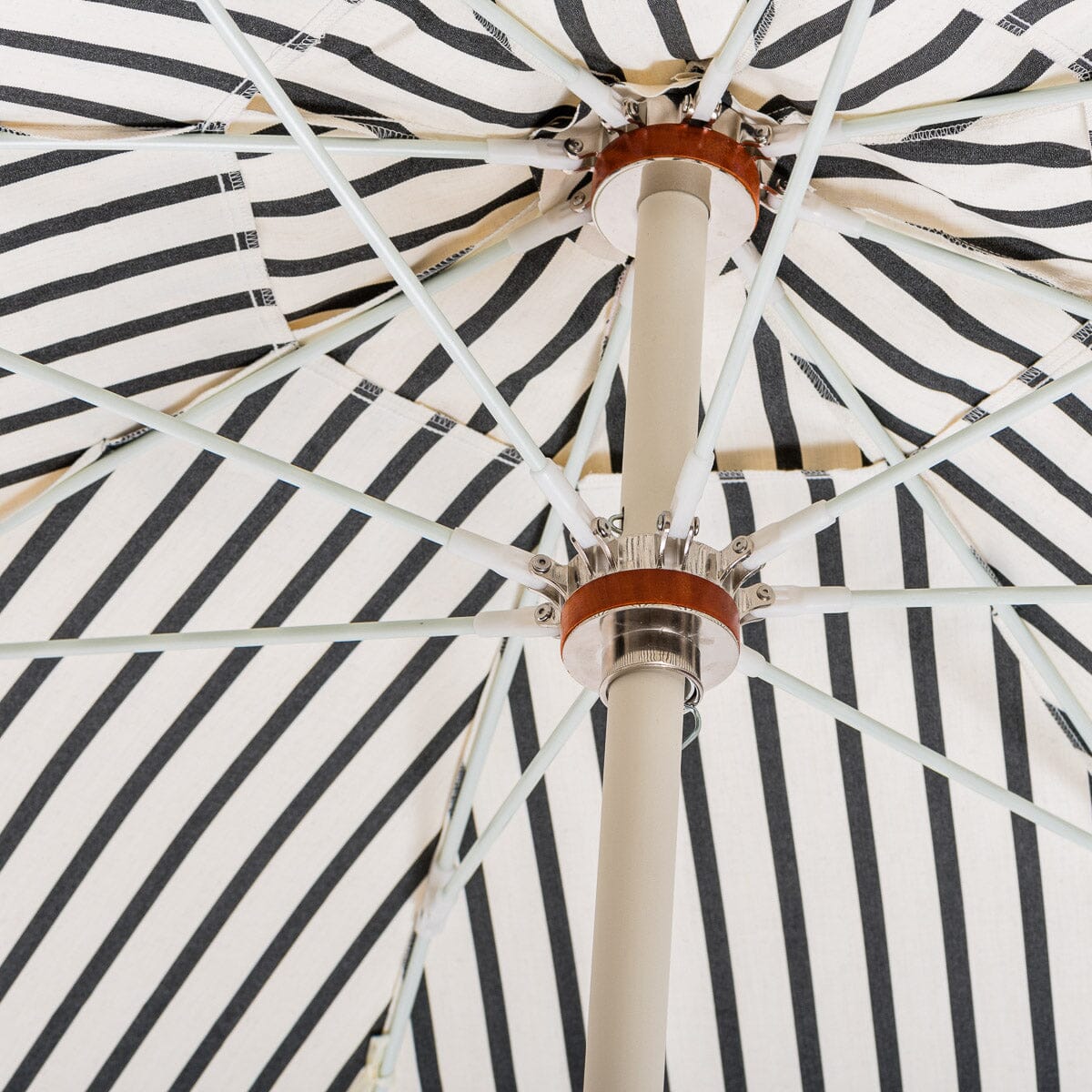 The Club Umbrella - Monaco Black Stripe Club Umbrella Business & Pleasure Co Aus
