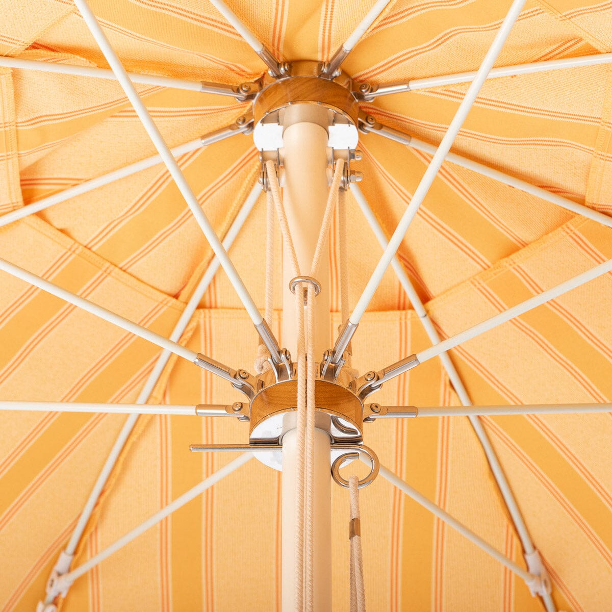 The Patio Umbrella - Bistro Papaya Stripe Patio Umbrella Business & Pleasure Co Aus
