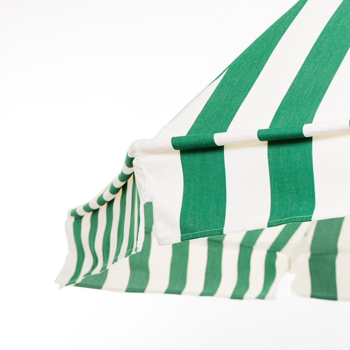 The Patio Umbrella - Crew Canyon Green Stripe Patio Umbrella Business & Pleasure Co.