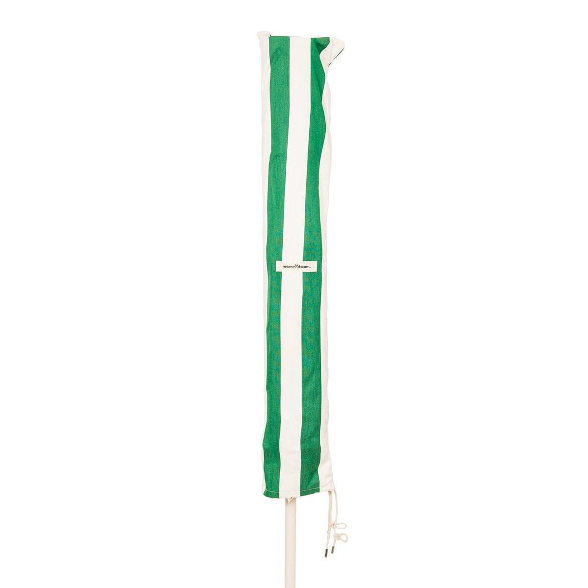The Patio Umbrella - Crew Canyon Green Stripe Patio Umbrella Business & Pleasure Co.