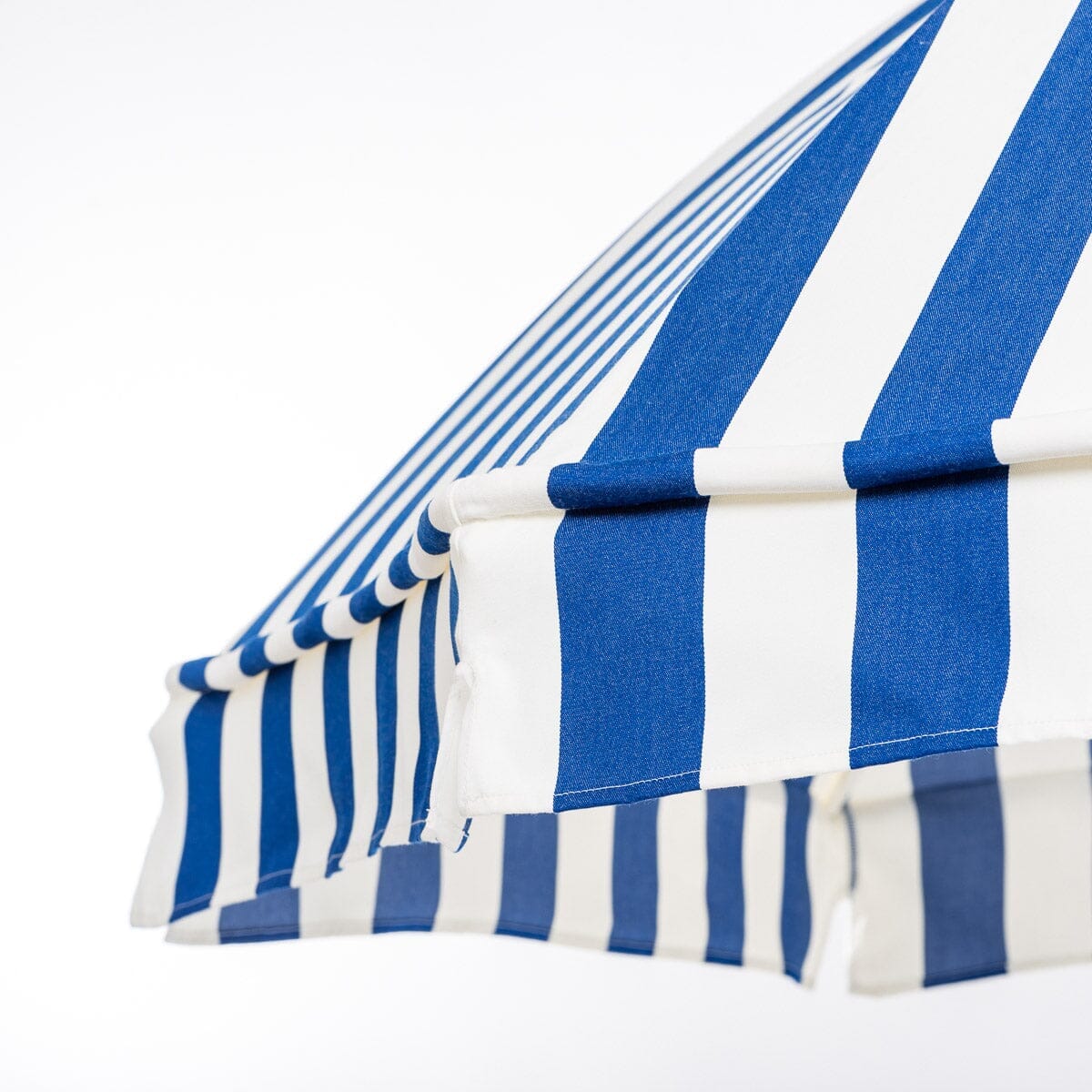 The Patio Umbrella - Crew Mediterranean Blue Stripe Patio Umbrella Business & Pleasure Co.