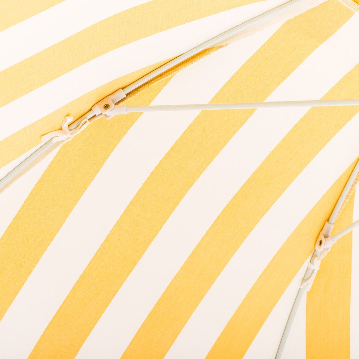 The Patio Umbrella - Crew Mimosa Yellow Stripe Patio Umbrella Business & Pleasure Co.