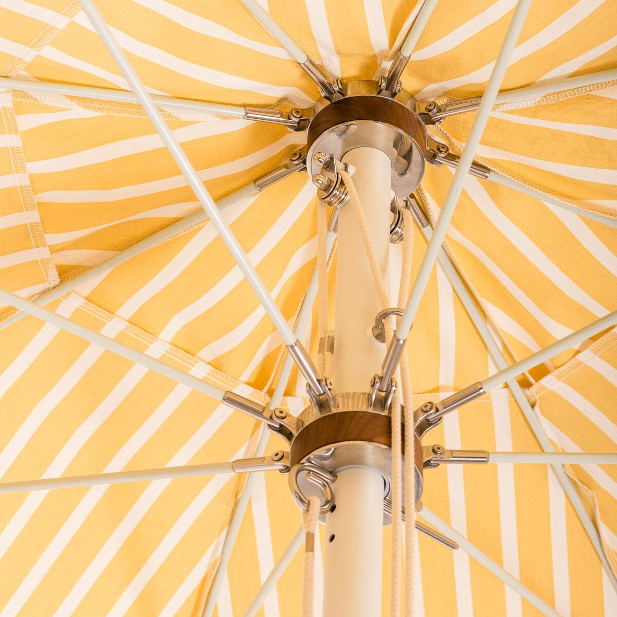 The Patio Umbrella - Monaco Mimosa Stripe Patio Umbrella Business & Pleasure Co.