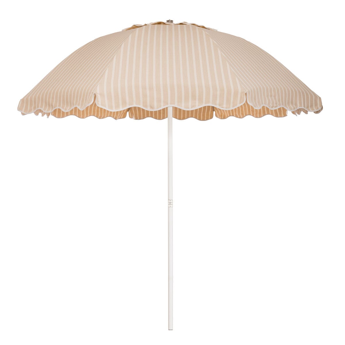 The Patio Umbrella - Monaco Natural Stripe Patio Umbrella Business & Pleasure Co Aus