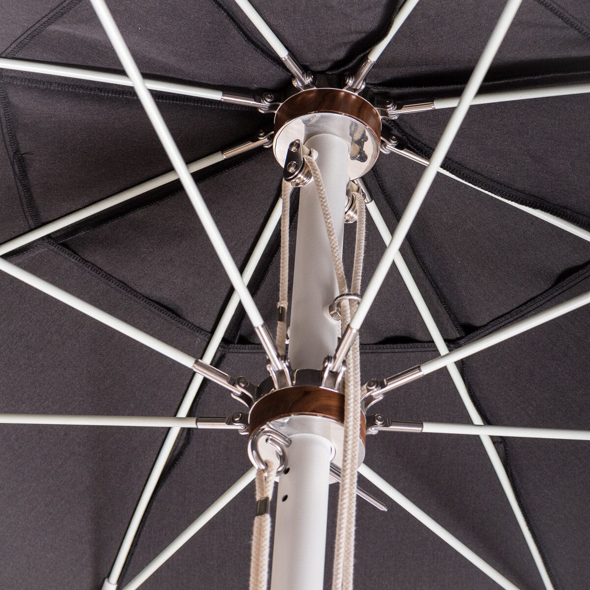 The Patio Umbrella - Rivie Black Patio Umbrella Business & Pleasure Co Aus