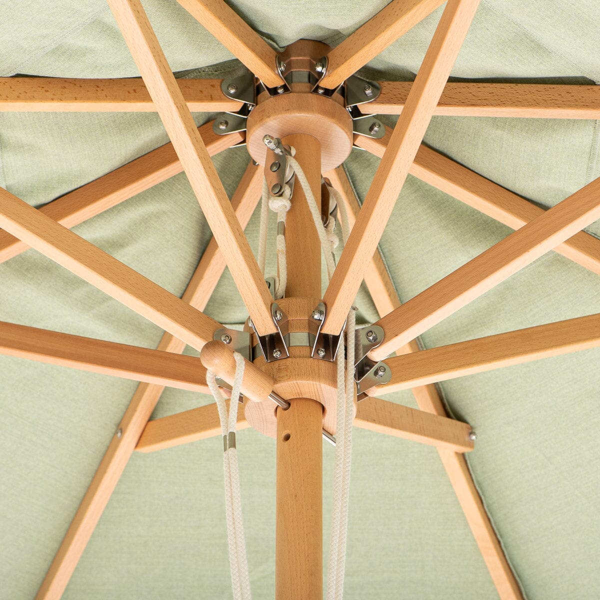 The Market Umbrella x Julia Berolzheimer in Jacquard Green Market Umbrella B&P Co. x Julia Berolzheimer