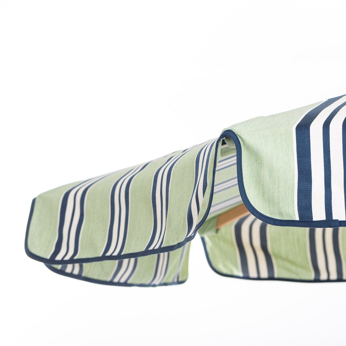 The Market Umbrella x Julia Berolzheimer in Green Stripes Market Umbrella B&P Co. x Julia Berolzheimer