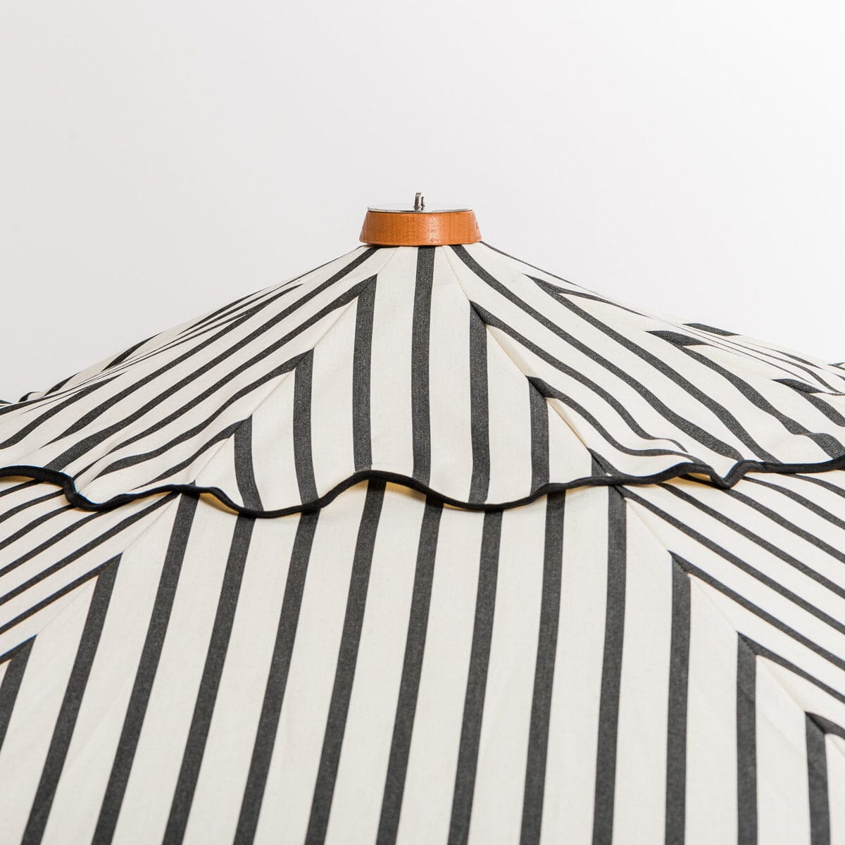 The Market Umbrella - Monaco Black Stripe Market Umbrella Business & Pleasure Co Aus