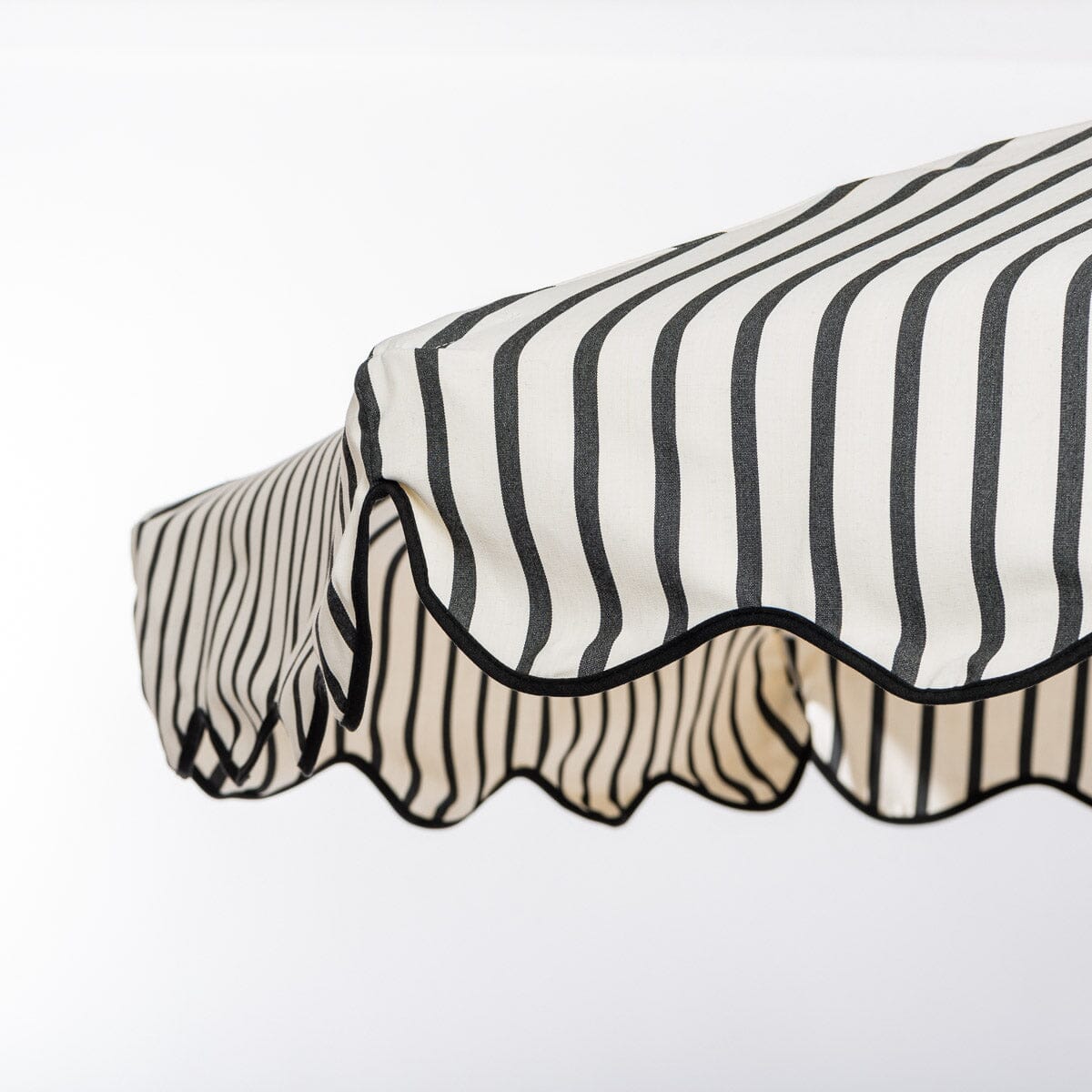 The Market Umbrella - Monaco Black Stripe Market Umbrella Business & Pleasure Co Aus