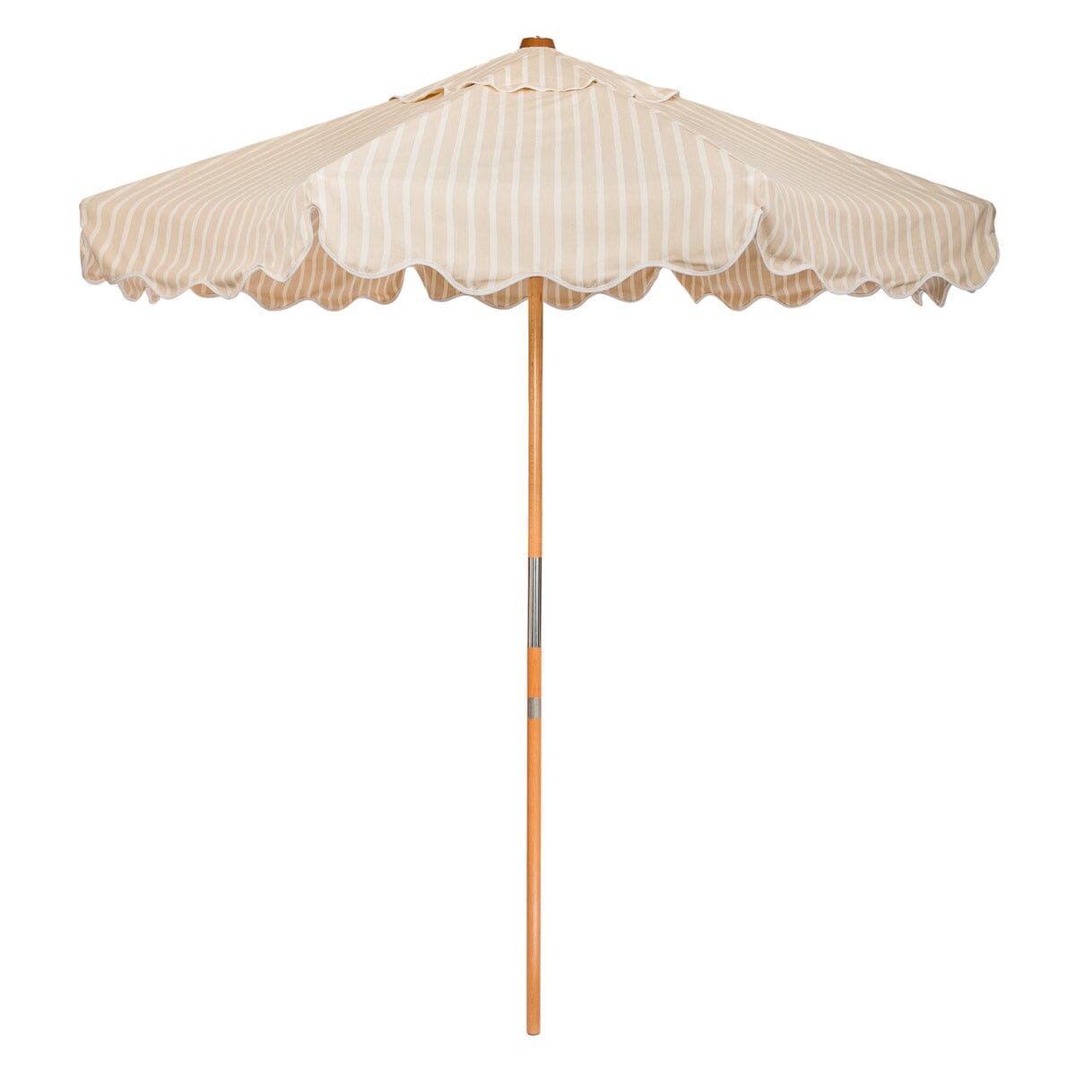 The Market Umbrella - Monaco Natural Stripe Market Umbrella Business & Pleasure Co Aus 