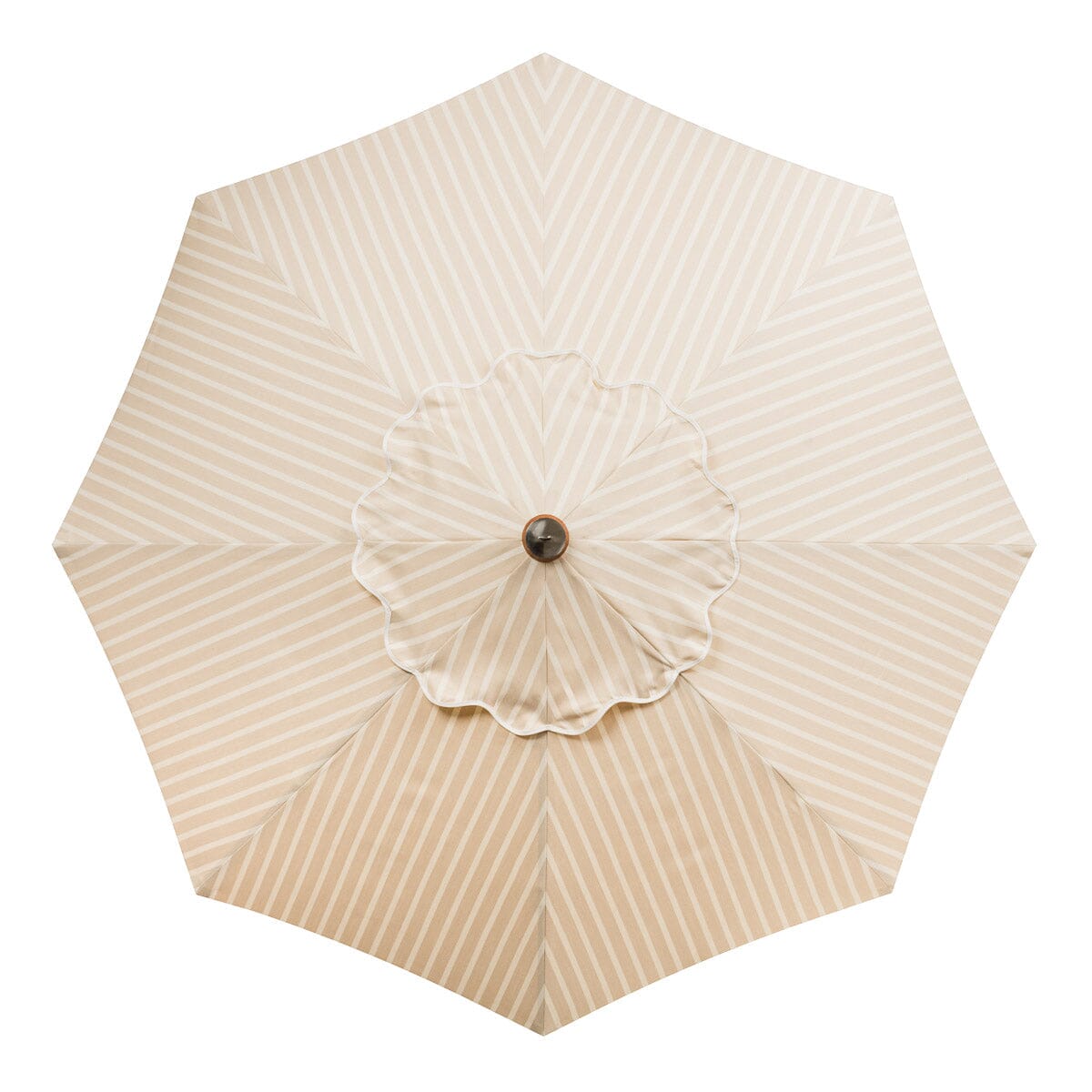 The Market Umbrella - Monaco Natural Stripe Market Umbrella Business & Pleasure Co Aus 