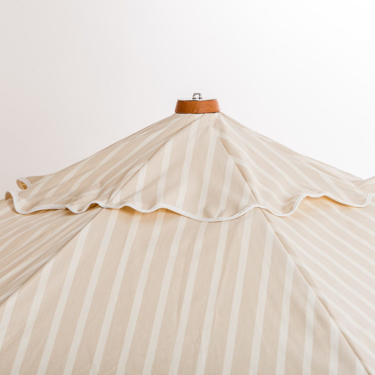 The Market Umbrella - Monaco Natural Stripe Market Umbrella Business & Pleasure Co Aus