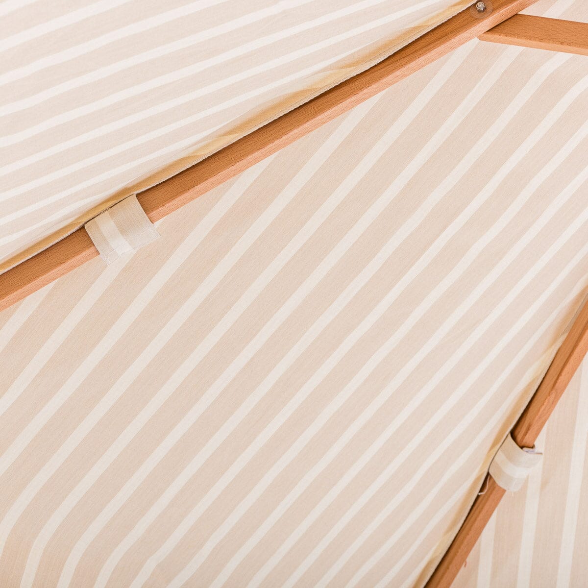The Market Umbrella - Monaco Natural Stripe Market Umbrella Business & Pleasure Co Aus