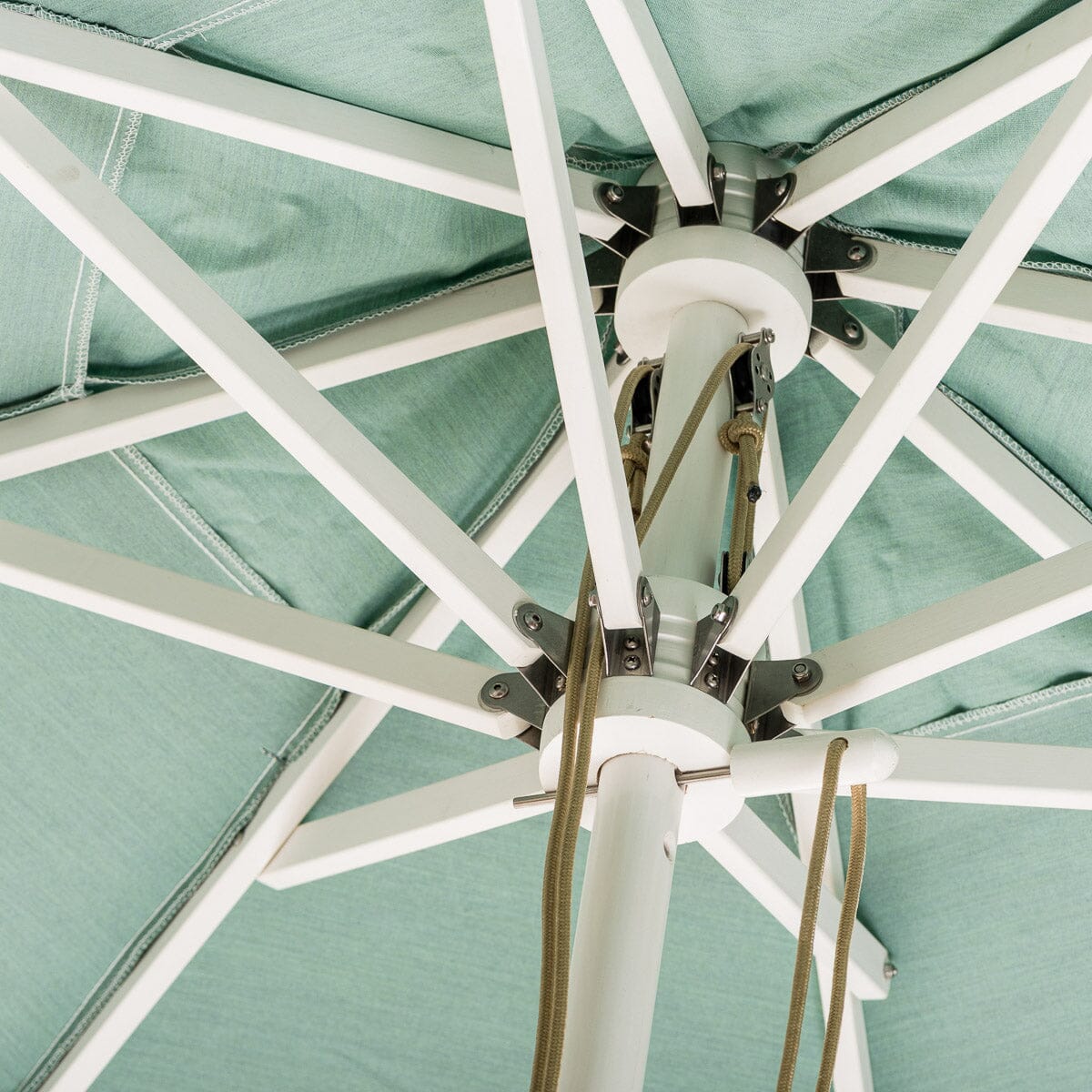 The Market Umbrella - Rivie Green Market Umbrella Business & Pleasure Co Aus
