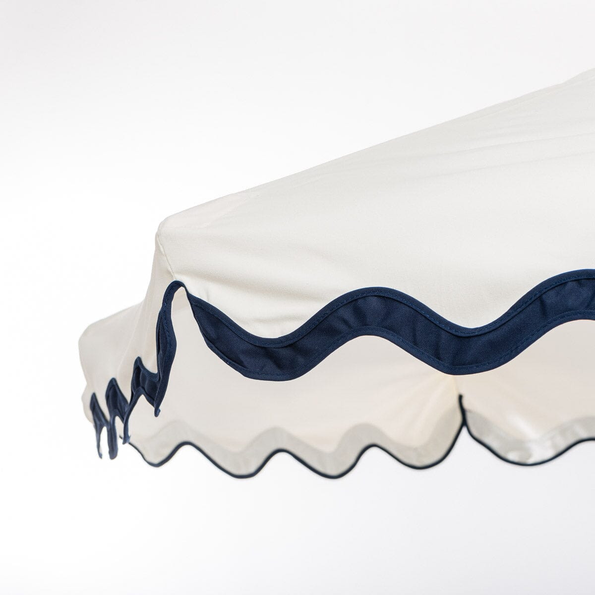 The Market Umbrella - Rivie White Market Umbrella Business & Pleasure Co Aus