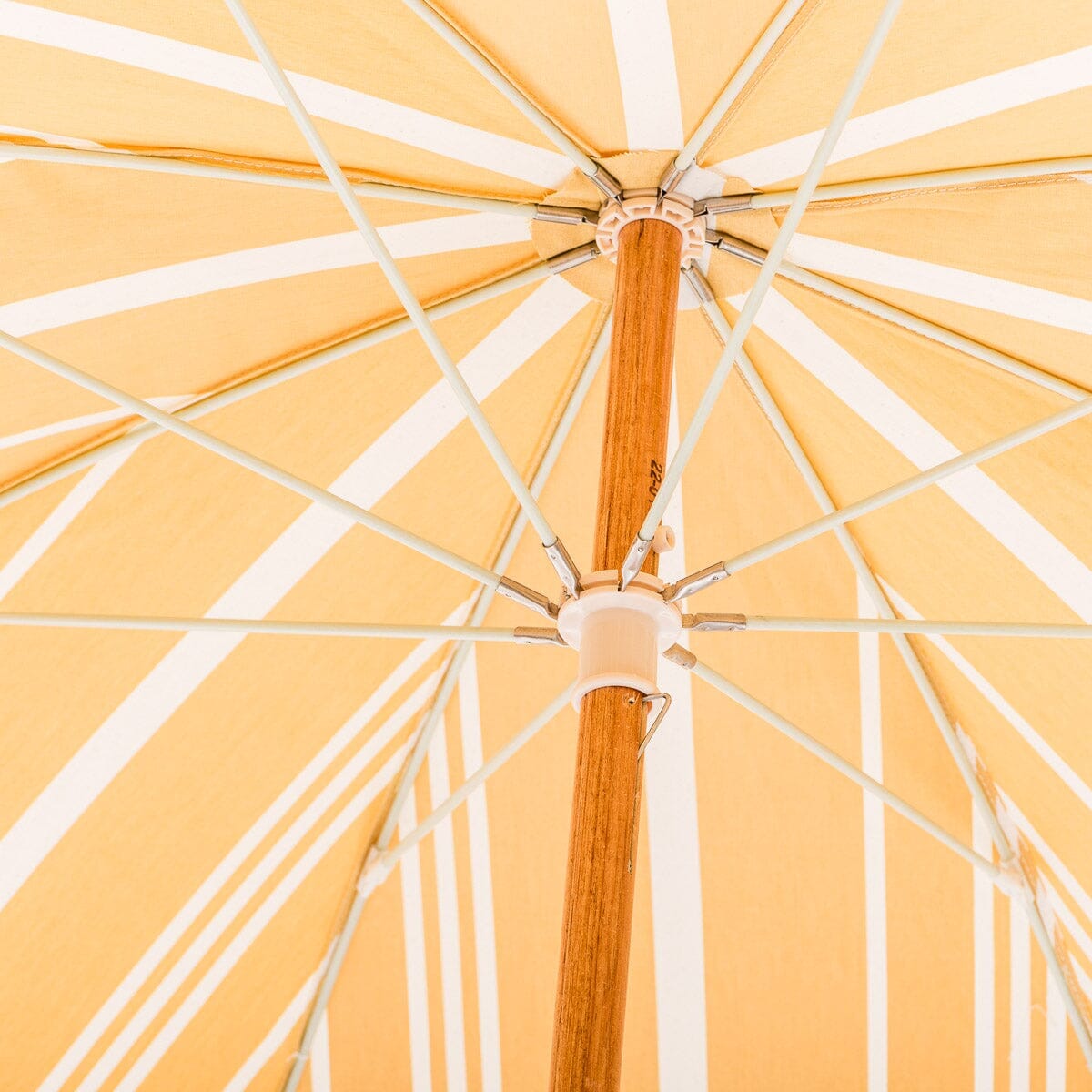 The Rio Umbrella - Vintage Yellow Stripe Rio Umbrella Business & Pleasure Co Aus