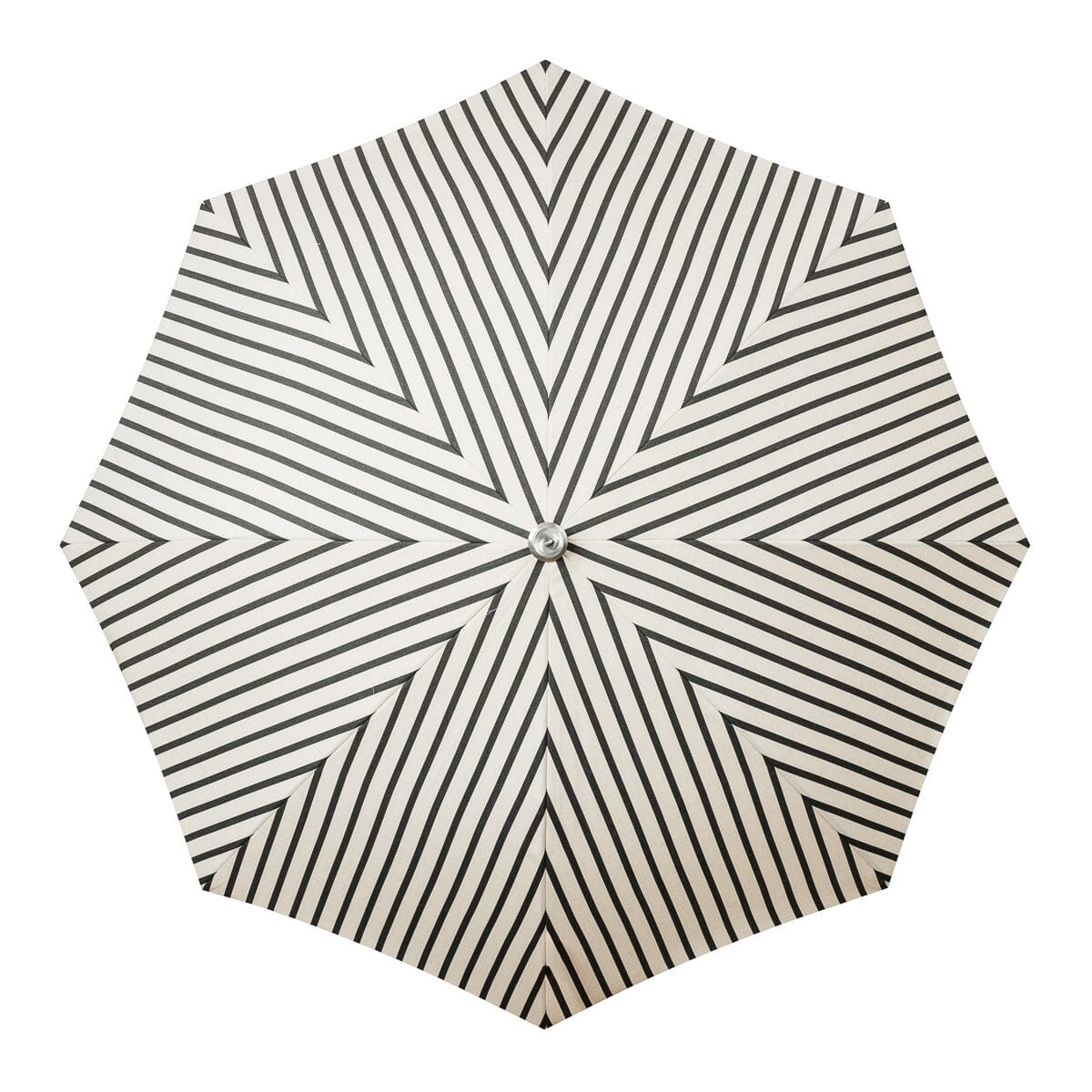 The Premium Beach Umbrella - Monaco Black Stripe Premium Beach Umbrella Business & Pleasure Co Aus