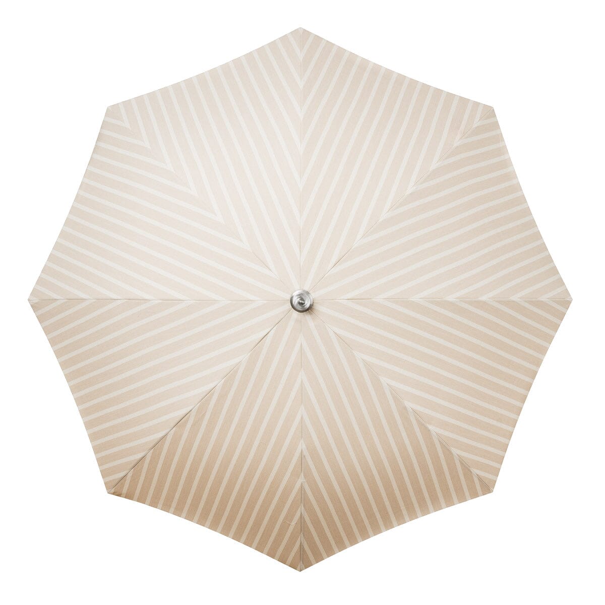 The Premium Beach Umbrella - Monaco Natural Stripe Premium Beach Umbrella Business & Pleasure Co Aus