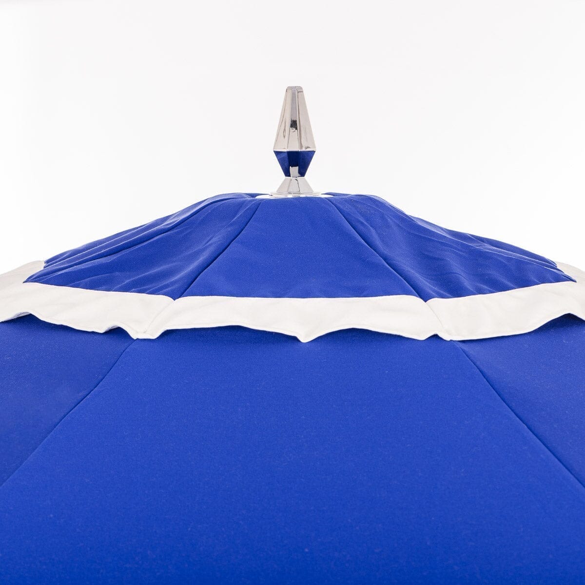 The Resort Market Umbrella - Octagon - Canopy 10' - Border Valance - Mediterranean Blue Resort Market Umbrella Canopy Business & Pleasure Co.