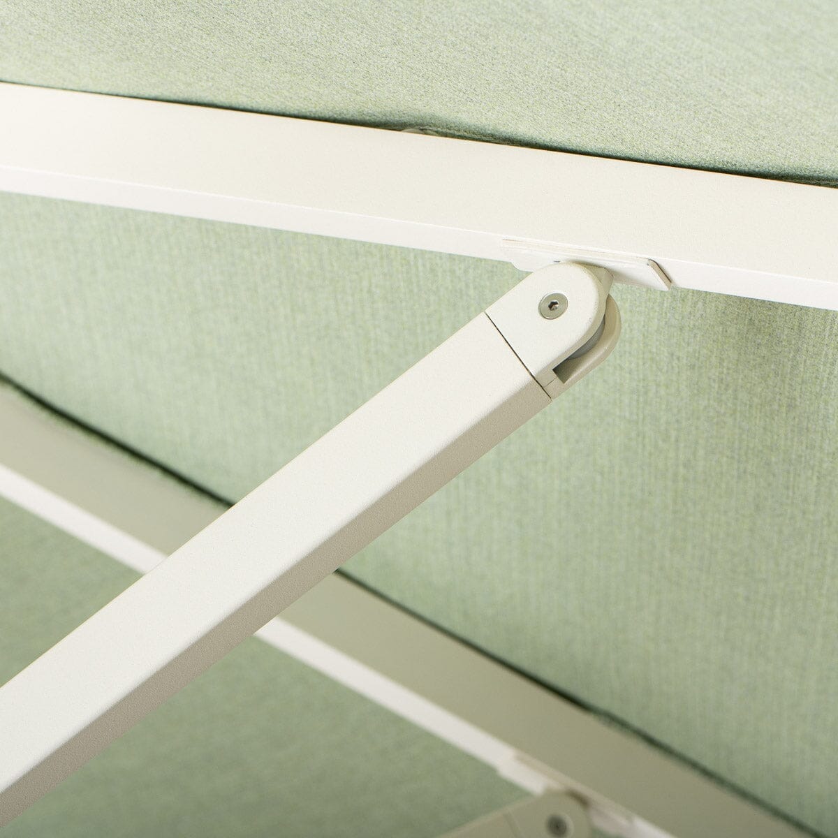 The Resort Market Umbrella x Julia Berolzheimer in Jacquard Green | 10' Antique White Frame Resort Market Umbrella Kit Business & Pleasure Co Aus