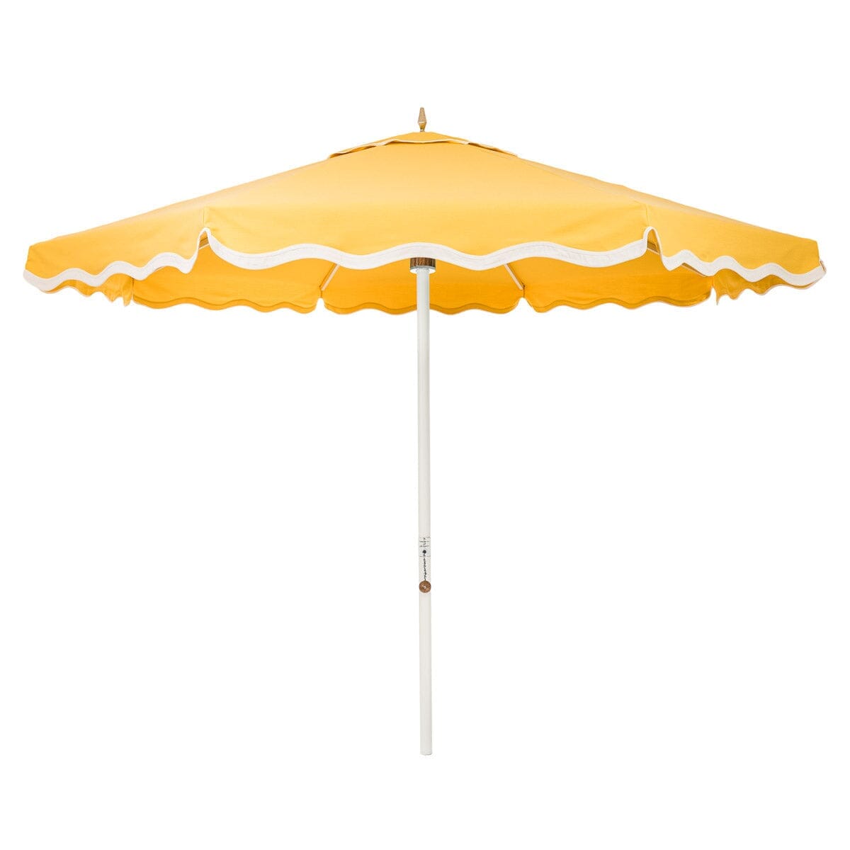 Resort Market Umbrella | Rivie Mimosa & Antique White Frame Resort Market Umbrella Kit Business & Pleasure Co Aus