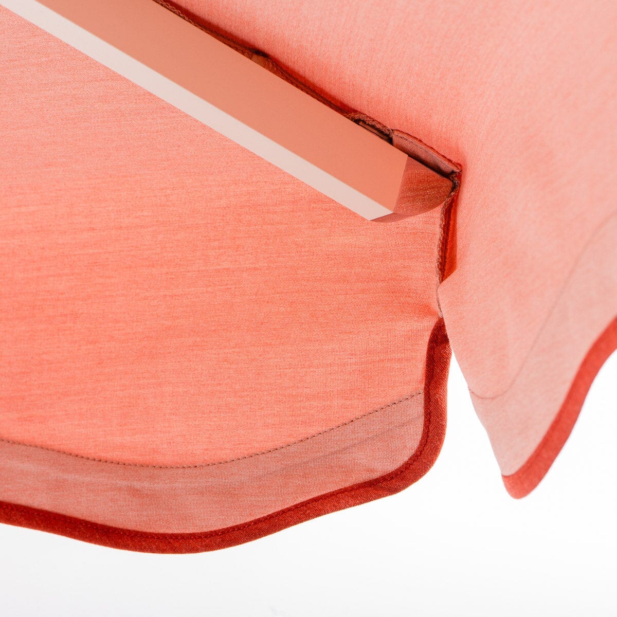 The Resort Market Umbrella in Rivie Pink | 10' Antique White Frame Resort Market Umbrella Kit Business & Pleasure Co.