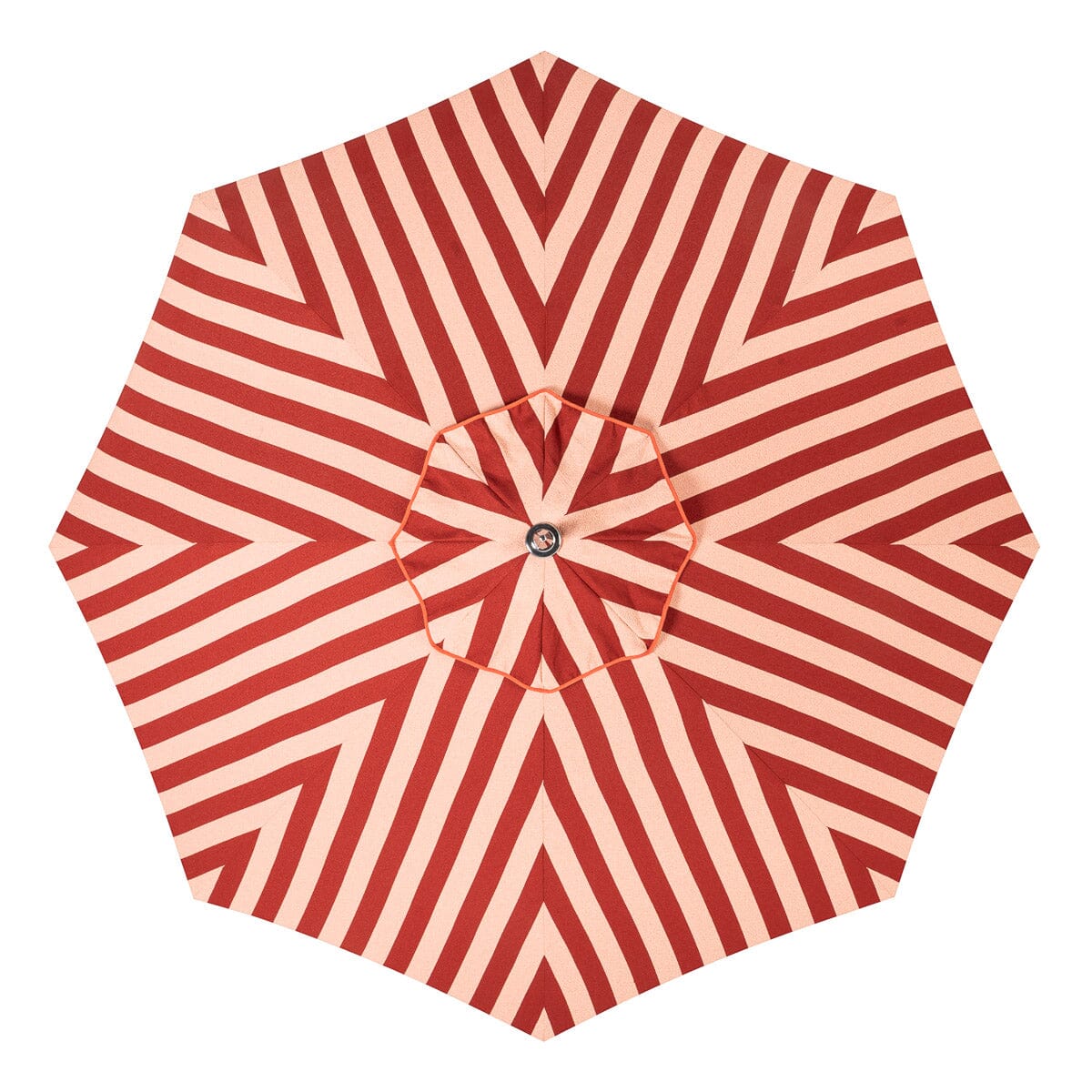 Resort Market Umbrella Canopy | Terry Terracotta Stripe Resort Market Umbrella Canopy Business & Pleasure Co Aus 10'