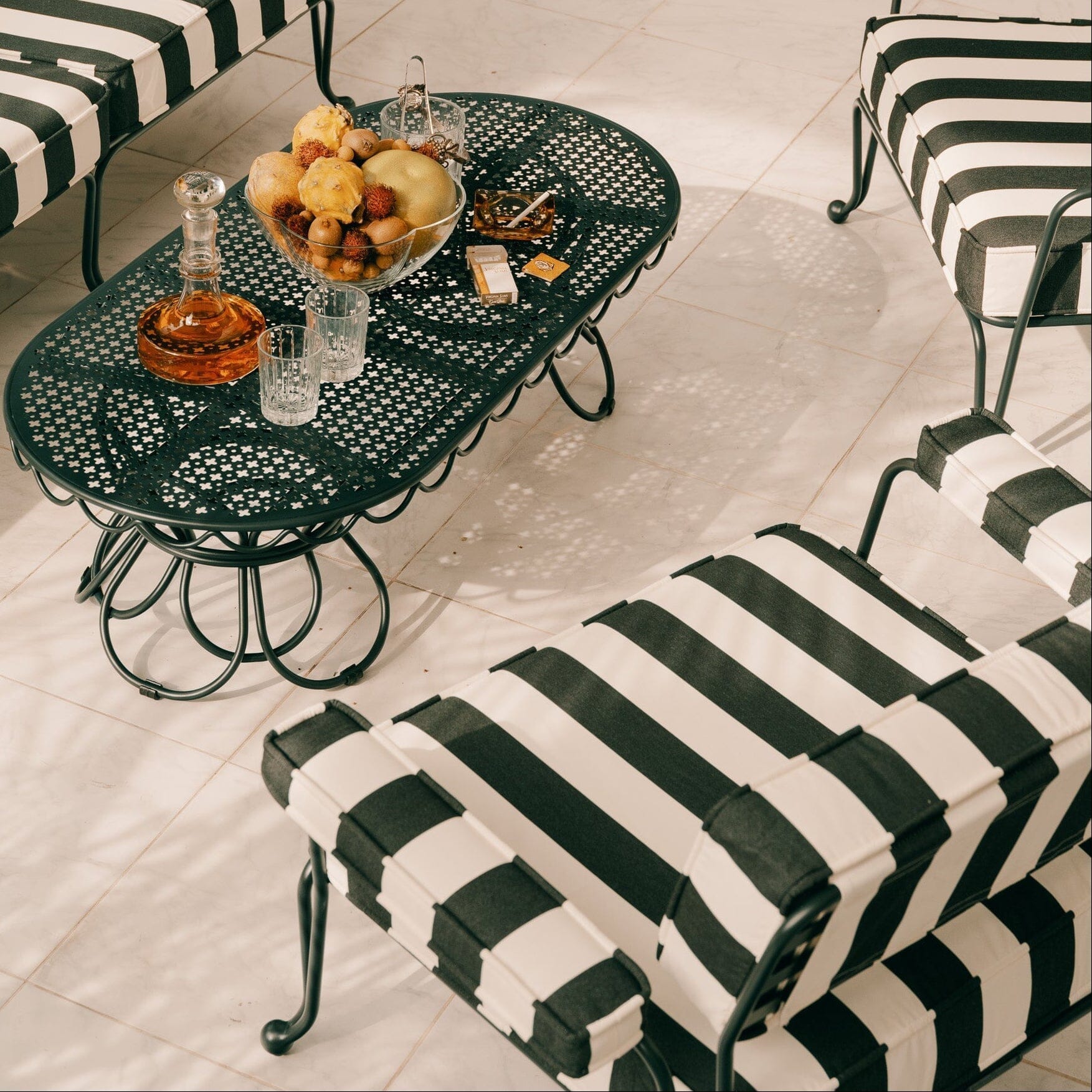 The Waterhouse Accent Chair Vintage Black & Crew Vintage Black Stripe Waterhouse Accent Chair Kit Business & Pleasure Co Aus