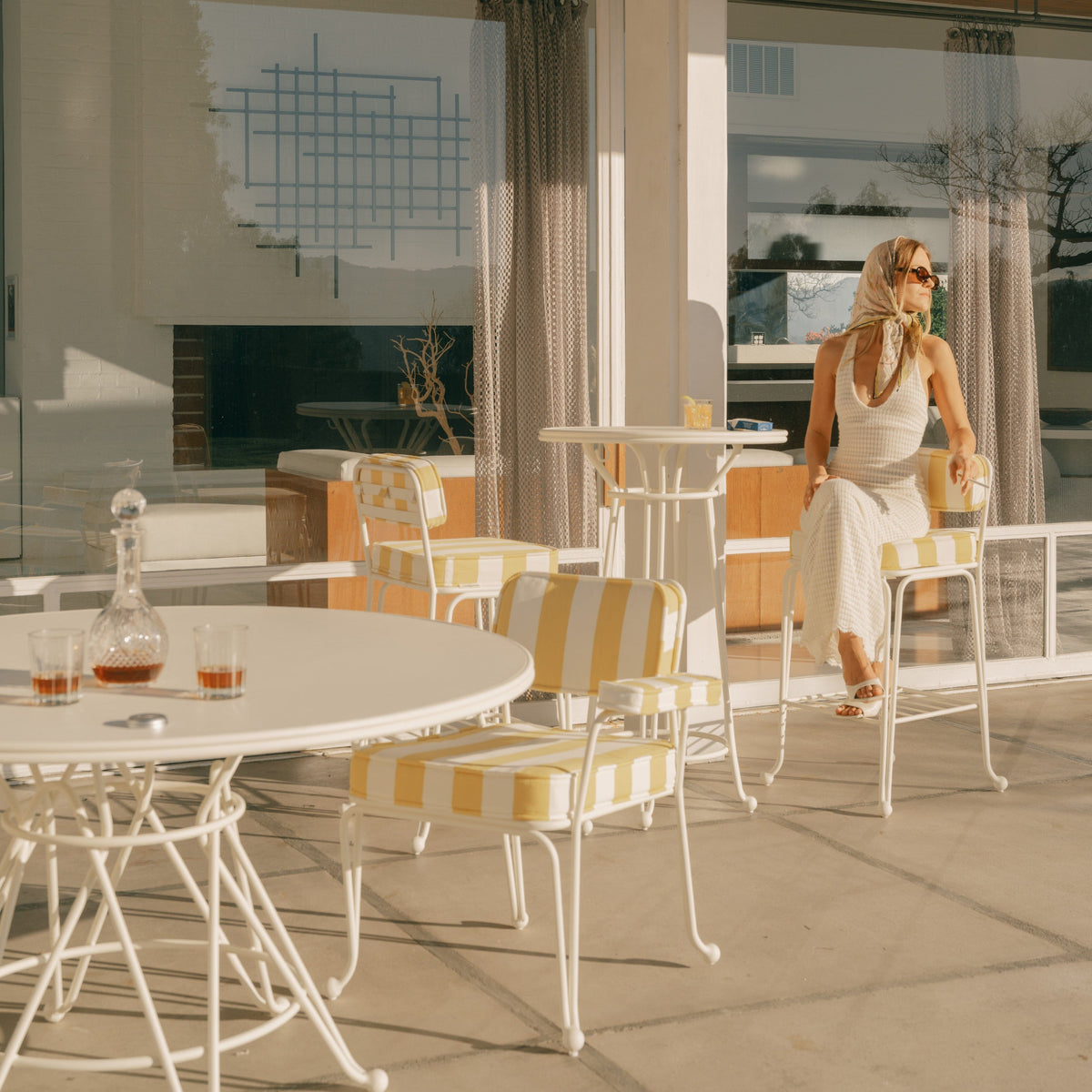 The Waterhouse Bistro Table - Antique White Waterhouse Bistro Table Business & Pleasure Co Aus
